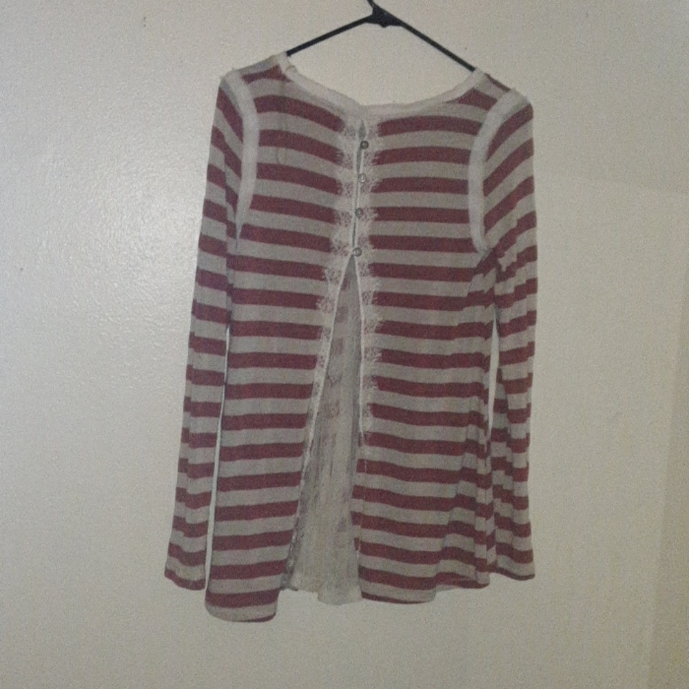 Open back shirt